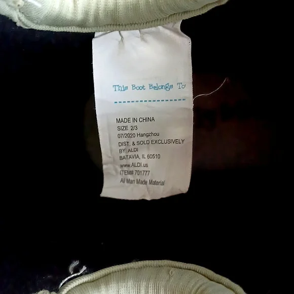 Lily & Dan- Camper Print Thick Rubber Muck/Rain Boots Insulated Youth Size 2/3 - Picture 10 of 10